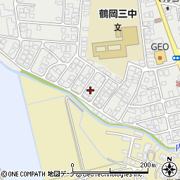 山形県鶴岡市城南町29-13周辺の地図