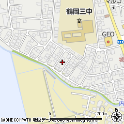 山形県鶴岡市城南町29周辺の地図