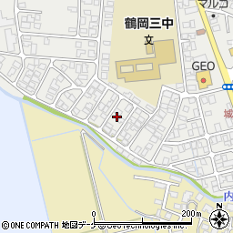 山形県鶴岡市城南町29-14周辺の地図