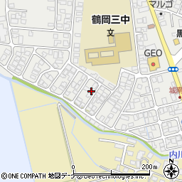 山形県鶴岡市城南町29-3周辺の地図