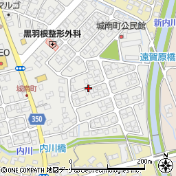 山形県鶴岡市城南町12周辺の地図