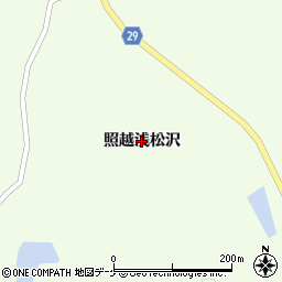 宮城県栗原市築館（照越浅松沢）周辺の地図