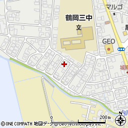 山形県鶴岡市城南町29-16周辺の地図