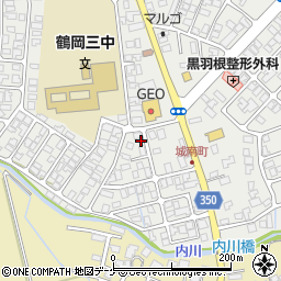 山形県鶴岡市城南町23-2周辺の地図