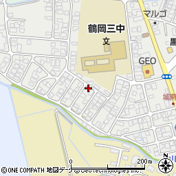 山形県鶴岡市城南町29-19周辺の地図