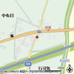 山形県鶴岡市水沢行司免周辺の地図