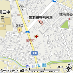 山形県鶴岡市城南町6周辺の地図