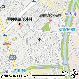 山形県鶴岡市城南町12-39周辺の地図