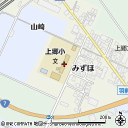 鶴岡市立上郷小学校周辺の地図