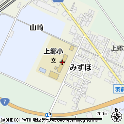 鶴岡市立上郷小学校周辺の地図