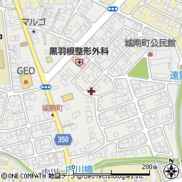 山形県鶴岡市城南町12-48周辺の地図