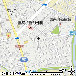 山形県鶴岡市城南町12-51周辺の地図