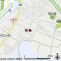 山形県鶴岡市日枝坂本周辺の地図