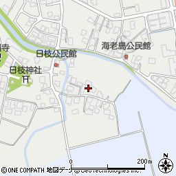 山形県鶴岡市日枝宮脇周辺の地図