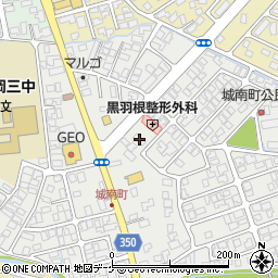 山形県鶴岡市城南町6-63周辺の地図