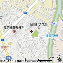 山形県鶴岡市城南町11-13周辺の地図