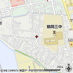 山形県鶴岡市城南町37-3周辺の地図