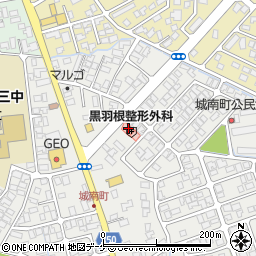 山形県鶴岡市城南町6-67周辺の地図