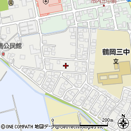 山形県鶴岡市城南町37周辺の地図