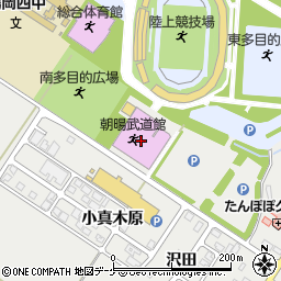 朝暘武道館周辺の地図