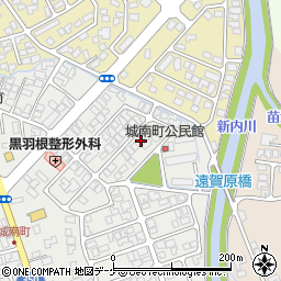 山形県鶴岡市城南町11-30周辺の地図