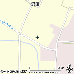 宮城県登米市中田町上沼東姥沼周辺の地図