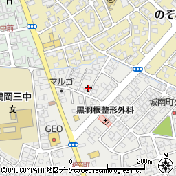 山形県鶴岡市城南町1-10周辺の地図