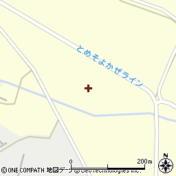 宮城県登米市中田町上沼新沢田周辺の地図