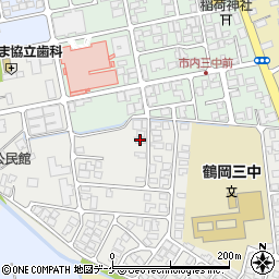 山形県鶴岡市城南町39-5周辺の地図