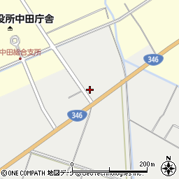 宮城県登米市中田町宝江黒沼下道122周辺の地図