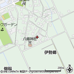 山形県鶴岡市伊勢横内伊勢郷58周辺の地図