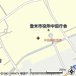 登米市役所　中田庁舎産業経済部農産園芸畜産課周辺の地図