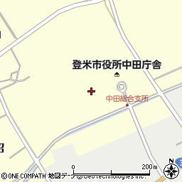 登米市役所　中田庁舎建設部道路課周辺の地図