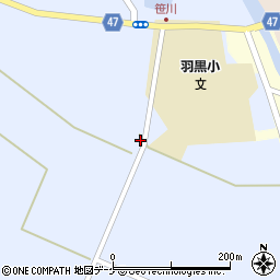 山形県鶴岡市羽黒町荒川花沢168周辺の地図