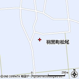 山形県鶴岡市羽黒町松尾前田元12周辺の地図