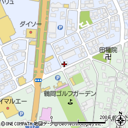 株式会社オウジ　鶴岡工場周辺の地図