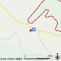 山形県最上郡大蔵村合海1500周辺の地図