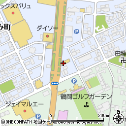 スズキアリーナ鶴岡中央周辺の地図