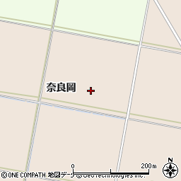 山形県鶴岡市井岡（奈良岡）周辺の地図