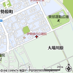 伊勢横内公園前周辺の地図