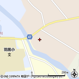 山形県鶴岡市羽黒町野荒町13周辺の地図