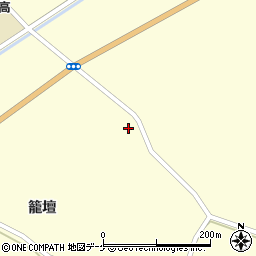 宮城県登米市中田町上沼籠壇11-2周辺の地図
