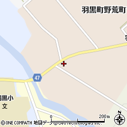 山形県鶴岡市羽黒町野荒町10周辺の地図