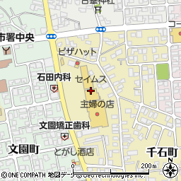 ドラッグセイムス鶴岡ミーナ店周辺の地図