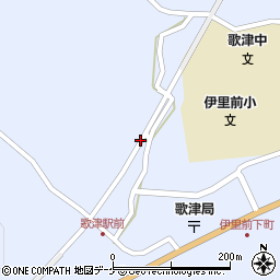 歌津駅周辺の地図