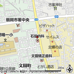 日本調剤鶴岡南薬局周辺の地図