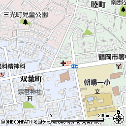 山形県鶴岡市睦町17-7周辺の地図