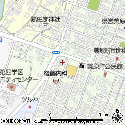 鶴岡信用金庫美原町支店周辺の地図