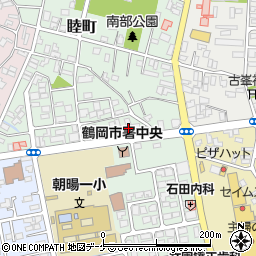 山形県鶴岡市睦町15-12周辺の地図