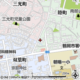 山形県鶴岡市睦町9-23周辺の地図